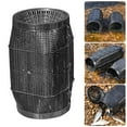 thumbnail image 2 of Fish Cage Large Bottom Trap Escape Proof Round Durability Spacious Circulars Fishing Net Shrimp Cage Drag Net, 2 of 12