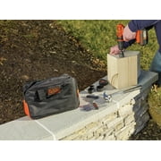 BLACK+DECKER LDX120PK 20V MAX* Lithium Ion Drill-Driver and 66-Piece Project Kit