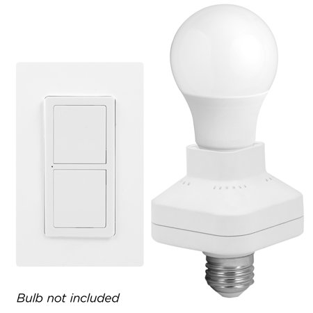 mySelectSmart Lamp Base Lighting Control with Wireless Remote  Indoor  White  45729
