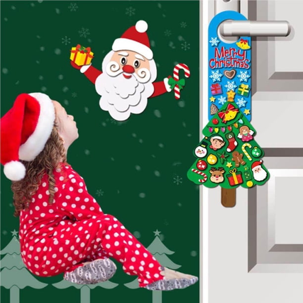 Autocollants de Noël, feuilles d'autocollants muraux décoratifs pour