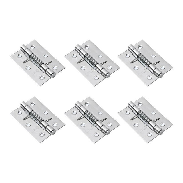 Bisagra de puerta de 6 piezas, fácil instalación para puerta trasera, herrajes versátiles para muebles. 3 pulgadas