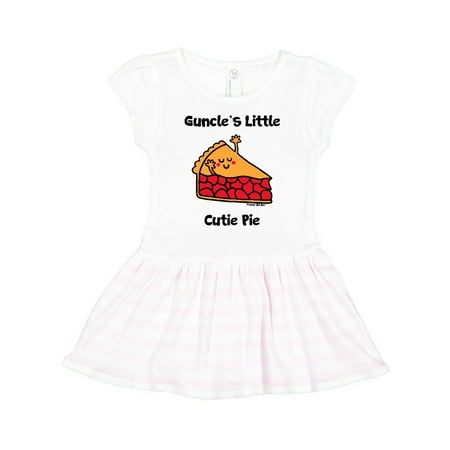 

Inktastic guncle s little Cutie Pie Gift Toddler Girl Dress
