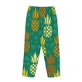 thumbnail image 5 of Disketp Pineapples1 Print Women'S Comfy Pajama Pants Casual Drawstring Palazzo Lounge Wide Leg Pants, 5 of 9