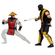 Scorpion vs Raiden (Mortal Kombat Klassic) Deluxe 2-Pack 7 Figures - McFarlane Toys