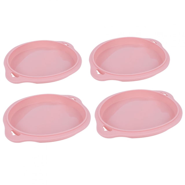 Cake Tray, Cake , Safe And Non- Easy To , For Parties Picnics Family Dinners Camping Pink L