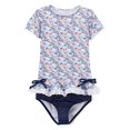 thumbnail image 1 of Azul Swimwear Azul Swimwear Southern Charm Rash Guard Blue Size 2, 1 of 2