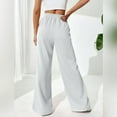 thumbnail image 4 of Utoimkio Women's Wide Leg Flowy Lounge Pants High Waisted Casual Loose Summer Yoga Pants for Women, 4 of 8