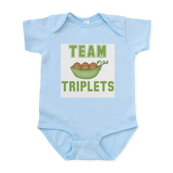 CafePress - Triplets Infant Bodysuit - Baby Light Bodysuit, Size Newborn - 24 Months