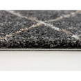 thumbnail image 4 of 5â€™ x 8â€™ Gray Modern Distressed Lines Area Rug, 4 of 7