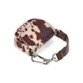 thumbnail image 2 of No Boundaries Women's Bag Charm, Brown Cow Mini Bag, 2 of 2