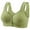 Green, variant on Women'S Comfortable And Sexy Transparent Shoulder Strap Cordless Backless Spongeless With Convertible Shoulder Straps Bra