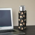 thumbnail image 5 of 20 Oz Bulldog Dog and Footprints Coffee Tumbler Double Wall Insulated Stainless Steel Water Bottle | Metal Reusable Thermoses Flask with Cup Cap | Leak & Sweat Proof with Anti-Dust Lid, 5 of 7