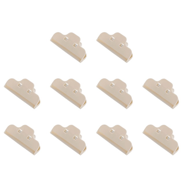 Clips Sellado Plástico Abrazadera para Aperitivos Sellador Mantenimiento Fresco (amarillo)