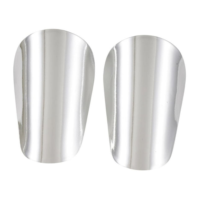 Lipstore 2 Pieces Mini Soccer Shin Guards Compact Lightweight Outdoor Sports Training M 12cmx7.8cm