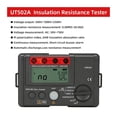 thumbnail image 4 of UT501A UT501C UT502A UT502C Insulation Resistance Tester Megohmmeter 1000V 2500V Ohm Meter Megometer Digital Ohmmeter ,Easy to Use, 4 of 7