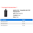thumbnail image 2 of Ignition Coil - Compatible with 1967 Plymouth VIP, 2 of 2