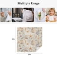 thumbnail image 5 of Coastal Shell Conch Cloth Napkins, Summer Beach Starfish Burlap Washable and Reusable Dinner Napkins Set of 6, Table Napkin for Kitchen Party Birthday Wedding Hotel Housewarming 20"x20", 5 of 9