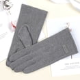 thumbnail image 2 of Guantes cálidos de otoño e invierno para hombres y mujeres, de terciopelo de conejo, de moda para exteriores, para montar a caballo, con forro polar, gruesos, a prueba de frío, con pantalla táctil, 2 of 6