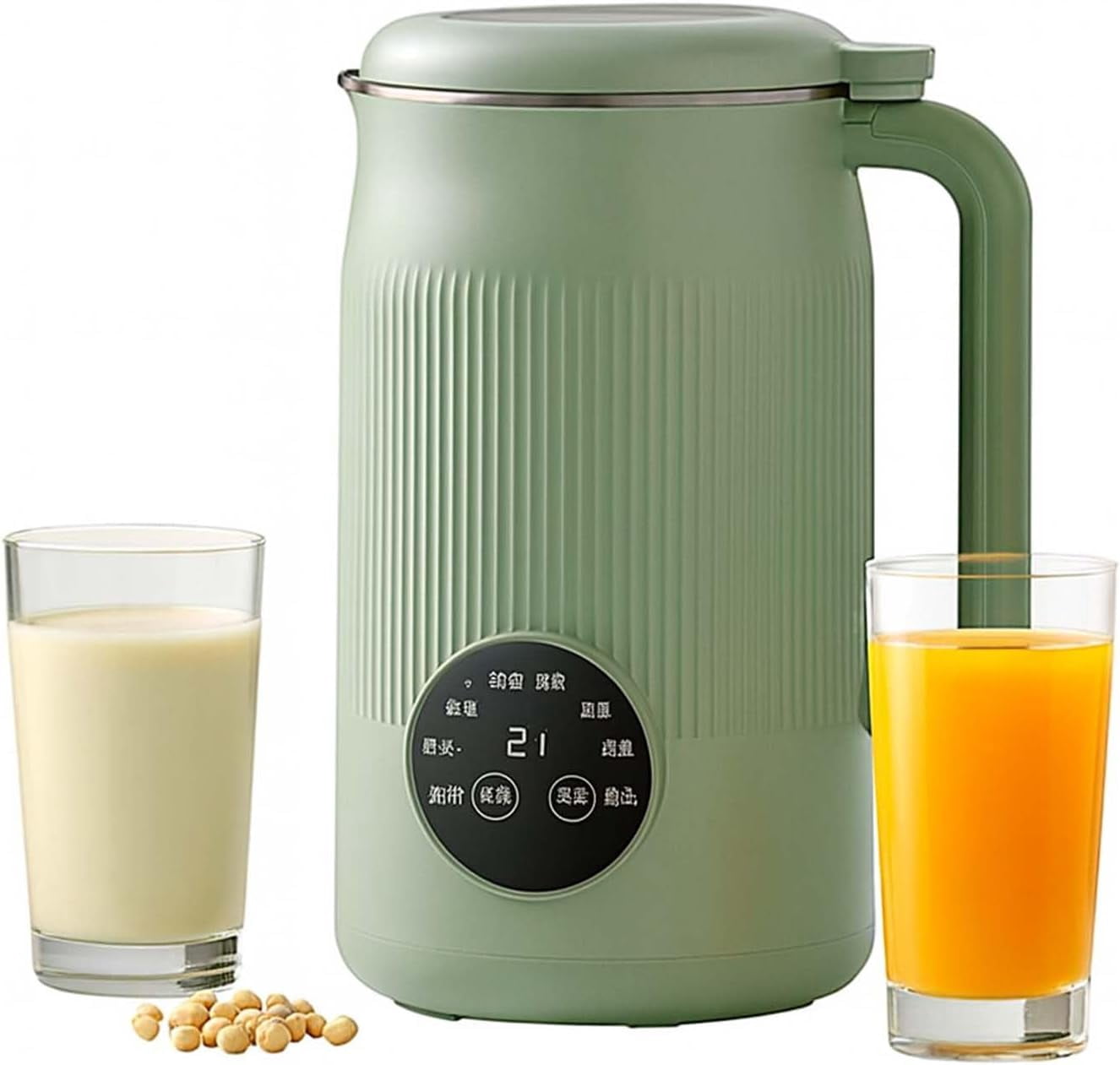 The 8-in-1 Multifunction Nut Milk & Juice Maker, 40oz Automatic Nut Milk Maker Blender for Soy Milk, Milkshakes, Juice,6 Hours Heat Preservation, Delay Start, Self-Cleaning (White)