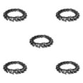 thumbnail image 2 of Thinsony Distinctive Gothic Punk Dragon Scale Bangle 48 inches Cool and Contemporary Black 9.05 Inch 5Set, 2 of 6