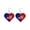 C, variant on 4th of July Patriotic Glitter Earrings for Women, Red White Blue Star Shape Teardrop Dangle Earrings, Independence Day Jewelry for Celebration Gift