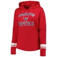 thumbnail image 2 of Women's Red Washington Capitals Colorblock Pullover Hoodie Jacket, 2 of 3