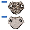 thumbnail image 5 of Pet Winter Coat Snow Zipper Clothing Cold Weather Dog Vest Warm Puppy Coat Leopard Print, 5 of 8