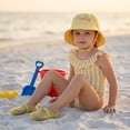 thumbnail image 6 of Cushionaire Siesta Girls Jelly Sandals, Lattice Cut-Out Ballet Flats for Girls, Flexible Slip On Beach Shoes, 6 of 21