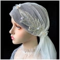 thumbnail image 1 of Vintage Women Wedding Veil Floral Lace Applique Elegant Bridal Accessories, 1 of 5