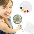 thumbnail image 3 of Juego de 16 herramientas de punteado de mandala para pintura artística en roca, pintura de uñas, dibujo, dibujo y manualidades, 3 of 5