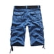 thumbnail image 4 of pstuiky Pantalones cortos para hombre, Pantalones cortos cargo para hombre, multibolsillos, holgados, para playa y verano Pantalones cortos de golf, 4 of 8