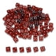 thumbnail image 1 of 100 piezas de dados poliédricos d6 para amantes marrón, 1 of 8