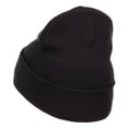 thumbnail image 2 of Lithuania Flag Embroidered Long Beanie - Black OSFM, 2 of 5