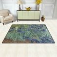 thumbnail image 3 of GZHJMY Irises by Vincent Van Gogh Area Rug Rugs Non-Slip Floor Mat Doormats Living Room Bedroom 31 x 20 inches, 3 of 5