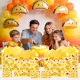 thumbnail image 4 of Large yellow Mexican taco gift bag, fun Mexican festival birthday gift wrapping paper bag, a party decoration, with cards and tissue paper, suitable for children and adults Tuesday party small gift s, 4 of 4