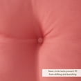 thumbnail image 6 of Greendale Home Fashions Outdoor Tufted 42'' x 21'' Chair Cushion, Set of 2, Coral, 6 of 9