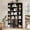 Black, variant on TROPOW Bookshelf with Doors,6 Tier Bookcase with Storage Cabinet, Modern Farmhouse Freestanding Wood Display Shelves with Book Storage Cabinet for Living Room Home Office