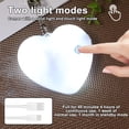 thumbnail image 2 of 2Pcs Purse Glow Heart Light, Valentines Day Gifts for Her, Mini Touch Activated Handbag Light Portable Night Light for Women Girls Purse Accessories, 2 of 18