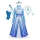 thumbnail image 1 of Frozen Girls Elsa Princesa Cosplay Vestido Encanto Mirabel Isabel Dolores Disfraz Halloween Prom Cenicienta Rapunzel Unicornio Dress7-8T (Etiqueta 140) Gao Jinjia LED, 1 of 2