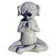 thumbnail image 1 of Estatua de Buda de perro meditando: colección superior Tranquilidad y tranquilidad para su jardín de hadas., 1 of 5