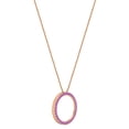 thumbnail image 2 of Dazzlingrock Collection Round Amethyst Open Eternity Circle of Life Pendant for Women (Color Purple, Clarity Moderately Included) in 14K Rose Gold, 2 of 4