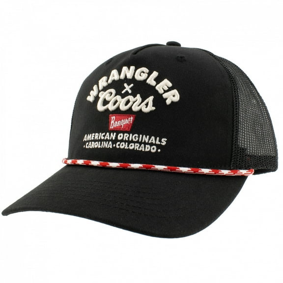 Coors X Wrangler American Originals Black Trucker Hat