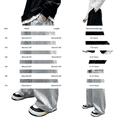 thumbnail image 3 of THJRPQJFD Boys Baggy Sweatpants Athletic Wide Leg Joggers Elastic Waist Track Pants Open Bottom Pants with Pockets School Active Trousers Preppy Clothes, 3 of 6