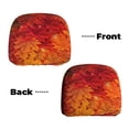 thumbnail image 6 of Kdxio Autumn Leaf Pattern Print 2 Piece Car Head Rest Covers Set Auto Front/Rear Seats Headrest Cover Universal Fit Most Cars,Sedan, SUV, 6 of 9