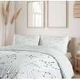 thumbnail image 6 of Ambesonne Constellation Duvet Cover Sets, Stars Scientific, 2-Queen, Charcoal Grey White, 6 of 7