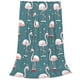 thumbnail image 2 of Balery Elegant Flamingo Wearing A Christmas Hat Manta de Felpa Suave y Acogedora – Cobija de Franela Aterciopelada para Cama, Lavable y Cálida para Sofá, Mascotas, Transpirable-80"x60", 2 of 7