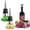 Green+Yellow, variant on FXMLRLK 1 Pack Wine Stopper, Bottle Stopper Wine Saver, Reusable Wine Corks For Beverage, Wine Preserver Wine Saver Keep Wine Fresh Wine Accessories Gifts for Wine Lovers, Wedding Favors (Green)