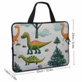thumbnail image 2 of Werpe Dinosaur Tree Sky Neoprene Laptop Handle Bag Protective Case Waterproof Anti-static Ergonomic Design Lightweight 12inch, 2 of 5