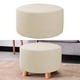 thumbnail image 3 of Funda Elástica , Taburete de Almacenamiento Plegable, de Muebles, forma forma forma Suave con Fondo Elástico ( Pequeña) Beige Macarena funda para reposapiés, 3 of 7