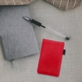 thumbnail image 3 of KAKOWELY tiny notepad Notepad Holder Pocket Notebook Included Mini Pocket Notepad Holder Set With 50 Sheet Pads For Meetings Daily Records And Notes5.31"X3.35"X0.59", 3 of 4